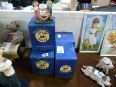 6 Zingle Berry Figurines