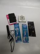 *Mixed Lot Comprising of Oral B Electric Toothbrush Heads - Torch - E Cigarettes etc