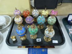 12 Franklin Mint Faberge Eggs