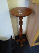 Light Oak Plant Stand