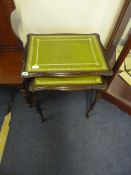 Nest of 2 Mahogany Tables