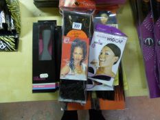 Quantity of Hair Brushes - Extensions - Wig Caps etc