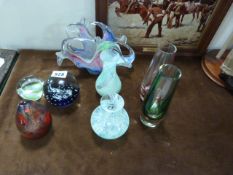 Murano Glass Vase - Paperweight etc