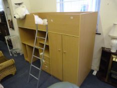 Light Beech Cabin Bed