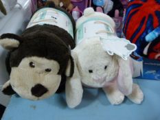 *2 Snuggle Me Soft Toys