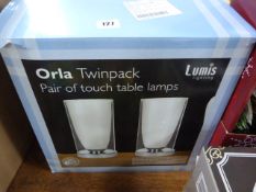 *Clear Glass Touch Lamps