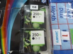 *HP 350xl Black Ink Twin Pack
