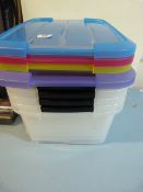 *Iris 5pk 15L Storage Boxes