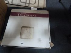 *Travertine Tile 4 Pack