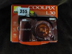 *Nikon Coolpix L30 Camera