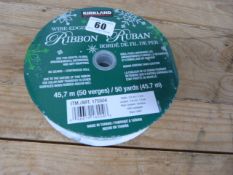 *Roll of KS Wire Edged Ribbon