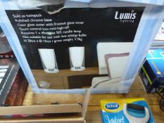 *Clear Glass Touch Lamps