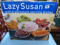 *Lazy Susan with 6 Serving Dishes