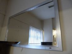 *Large Silver Framed Wall Mirror