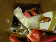 Box Containing Hair Extensions