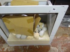 *Stainless Steel Hole in The Wall Gas Fired Pebble Effect Fire