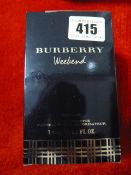 *100ml Bottle of Burberry Weekend Eau De Toilette for Men