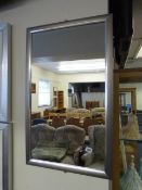 *Silver Framed Wall Mirror