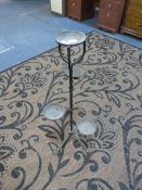 Wrought Iron Candle Stand