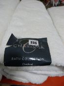*2 White Luxury Bath Mats