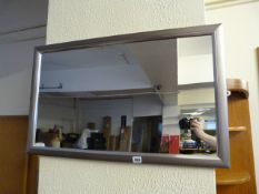 *Silver Framed Wall Mirror