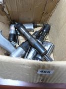 Box Containing 5 Pneumatic Hand Tools Including 1/2
