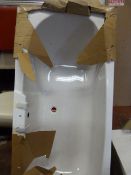 *Acrylic Twin Ended Centre Fill Bath (White)