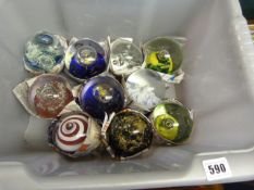 Collection of Glass Paperweights