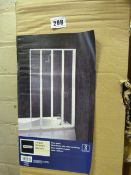 *Homebase 4 Fold Shower Screen (White)
