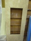 *Wall Mounted Cream Marble Fascia