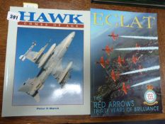 *2 Books - 1 Depicting The Red Arrows & The Other Depicting The Hawk Aeroplane