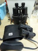 2 Pairs of Binoculars in Carry Cases