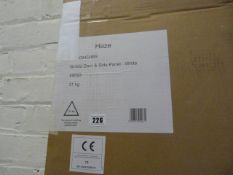 *Haze Bi Fold Door with Side Panel (White)