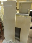 *Cream Marble Hearth Set