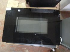 *Electric Wall Mounted Fire with Black Glass Front