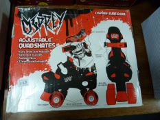 *Pair of Osprey Adjustable Quad Skates Size 3-5 36-38