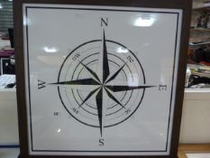 *Framed Compass Print
