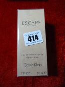 *50ml Bottle of Calvin Klein for Men