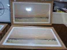 *2 Light Oak Framed Prints