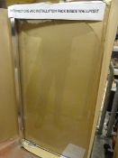 *Crystal Chrome Bath/Shower Screen