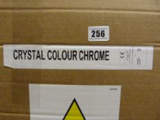 *Crystal Chrome Shower Bath Screen