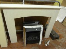 *Cream Marble Fire Surround