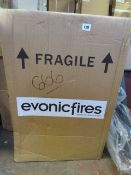 *Brilliant Stainless Steel Electric Fire Insert