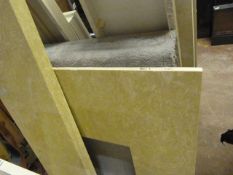 *Marble Hearth 1370 x 380 & Back Plate 940 x 940