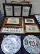 Collection of Framed Prints - Plates etc