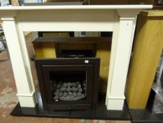 *Gas Fired Bronzed Fire