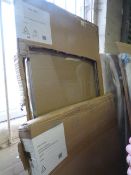 *New Mist 1200 x 900 Offset Quadrant Right Hand Acrylic Shower Tray with 900mm Panel