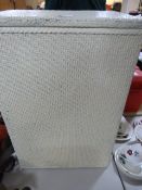 Lloyd Loom Style Linen Basket