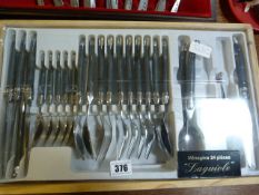 *24 Piece Stainless Steel Cutlery Set in Tray