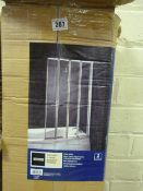 *Homebase Folding 4 Fold Shower Screen